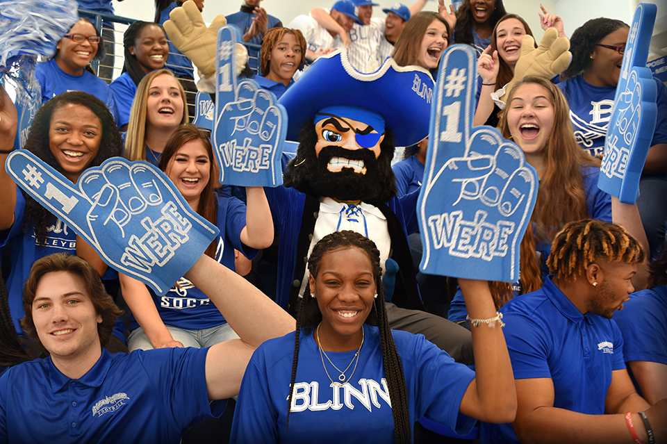 Buc in Student Crowd