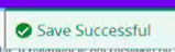 Save Successful confirmation message after submitting the agreement