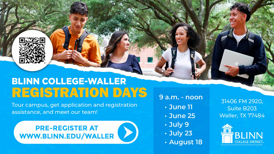 Blinn is offering academic core, welding, and mechatronics classes this fall